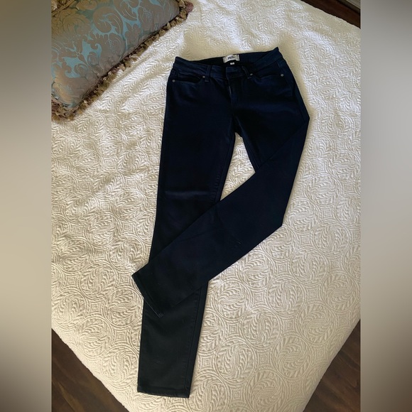 PAIGE Verdugo Ultra Skinny Jeans. BLACK. Made in USA - Picture 3 of 9